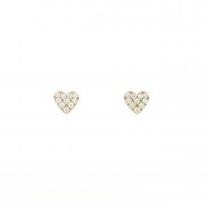 アーカー ハートパヴェ ピアス 0.10CT