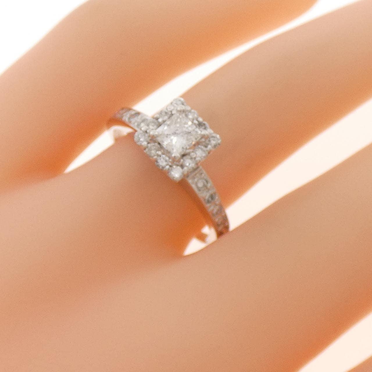 14KWG ダイヤモンド リング 0.48CT