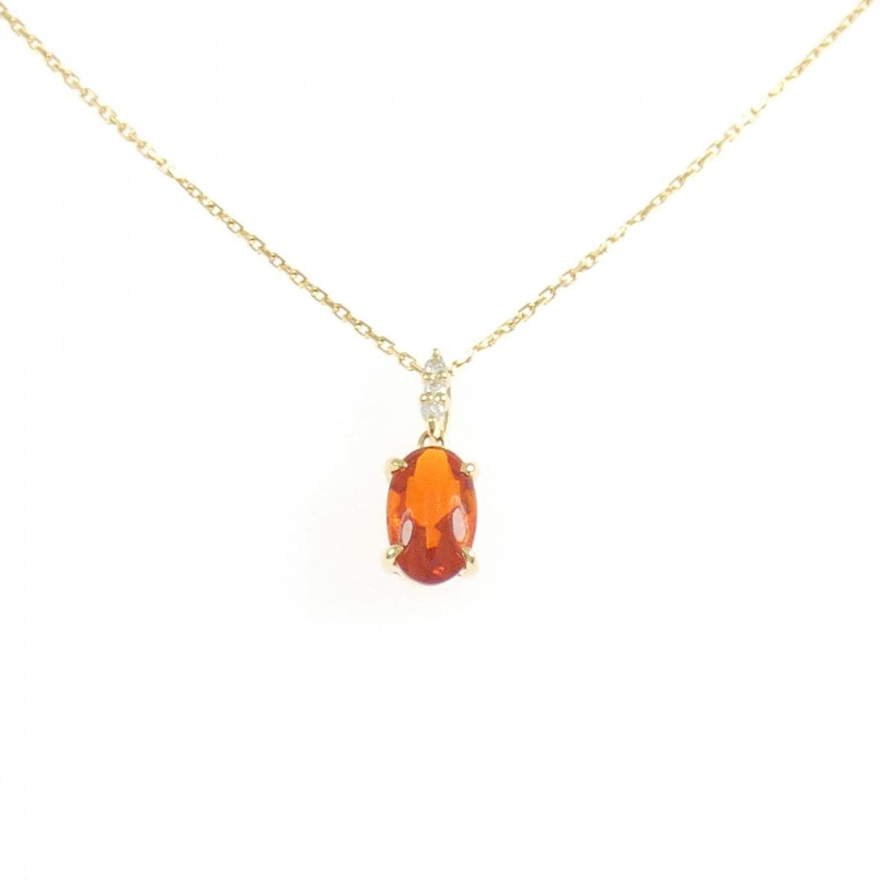 K18YG オパール ネックレス 0.71CT