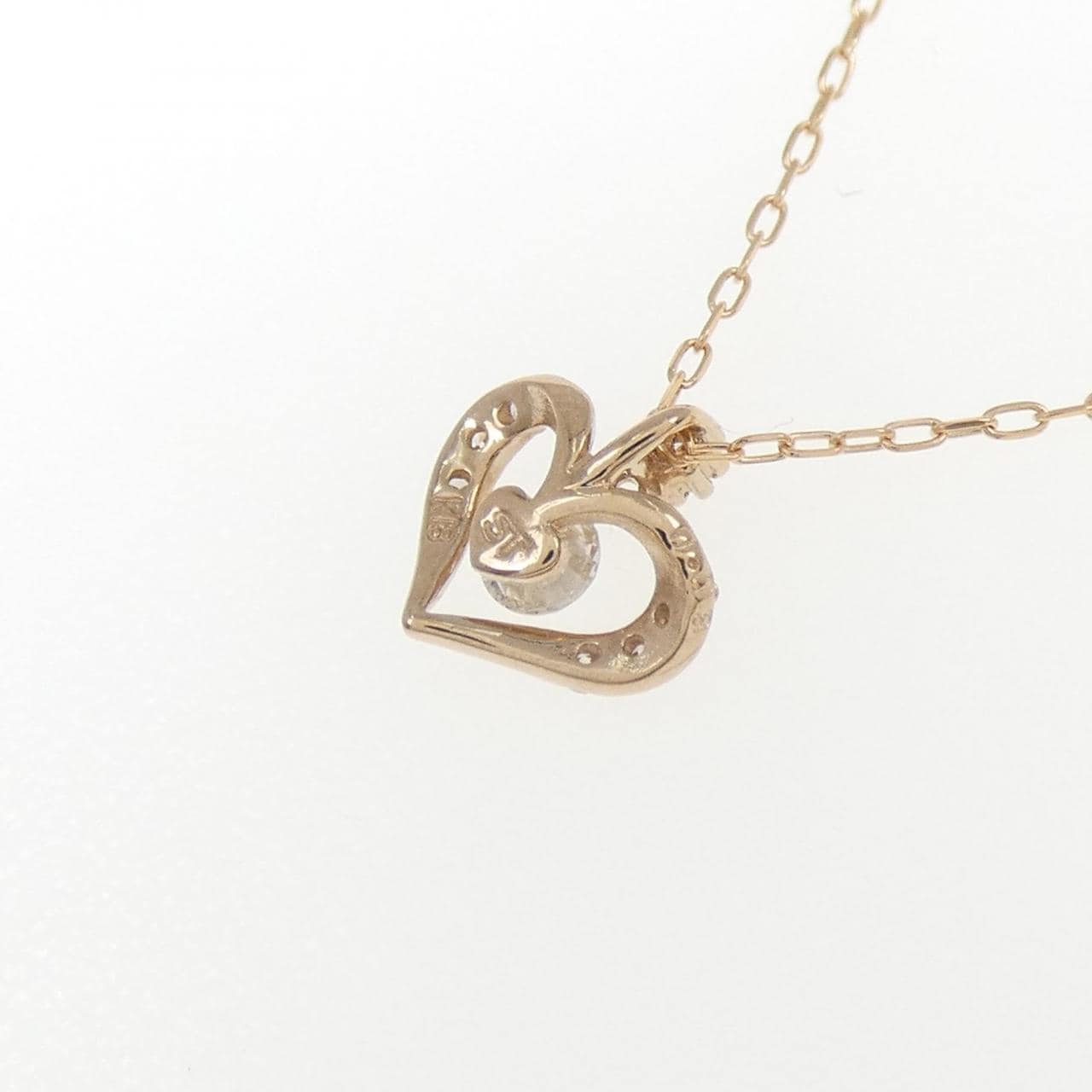 Samantha Tiara Heart Diamond Necklace 0.09CT