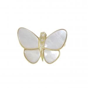 K18YG マザーオブパール ブローチ