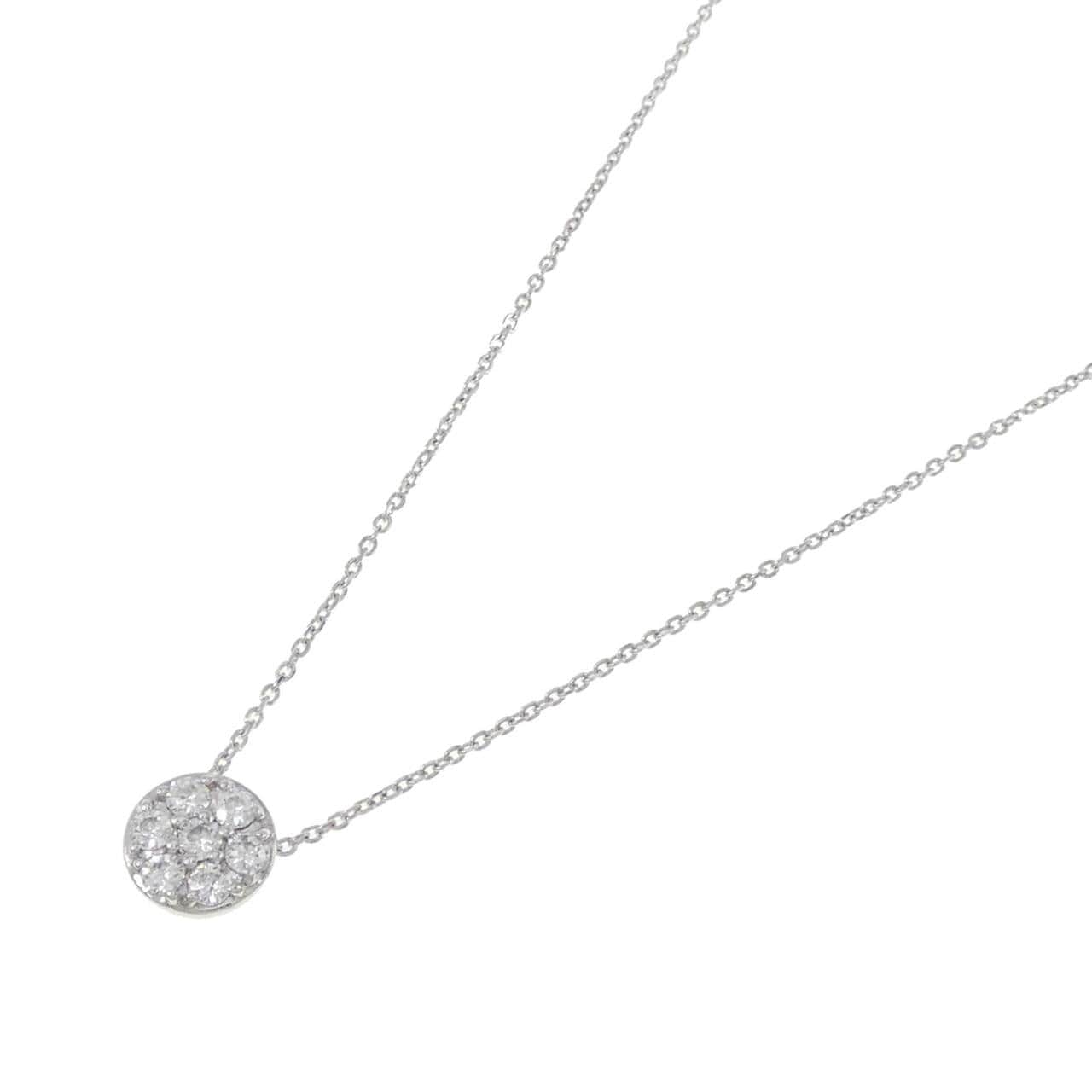 K18WG Diamond necklace