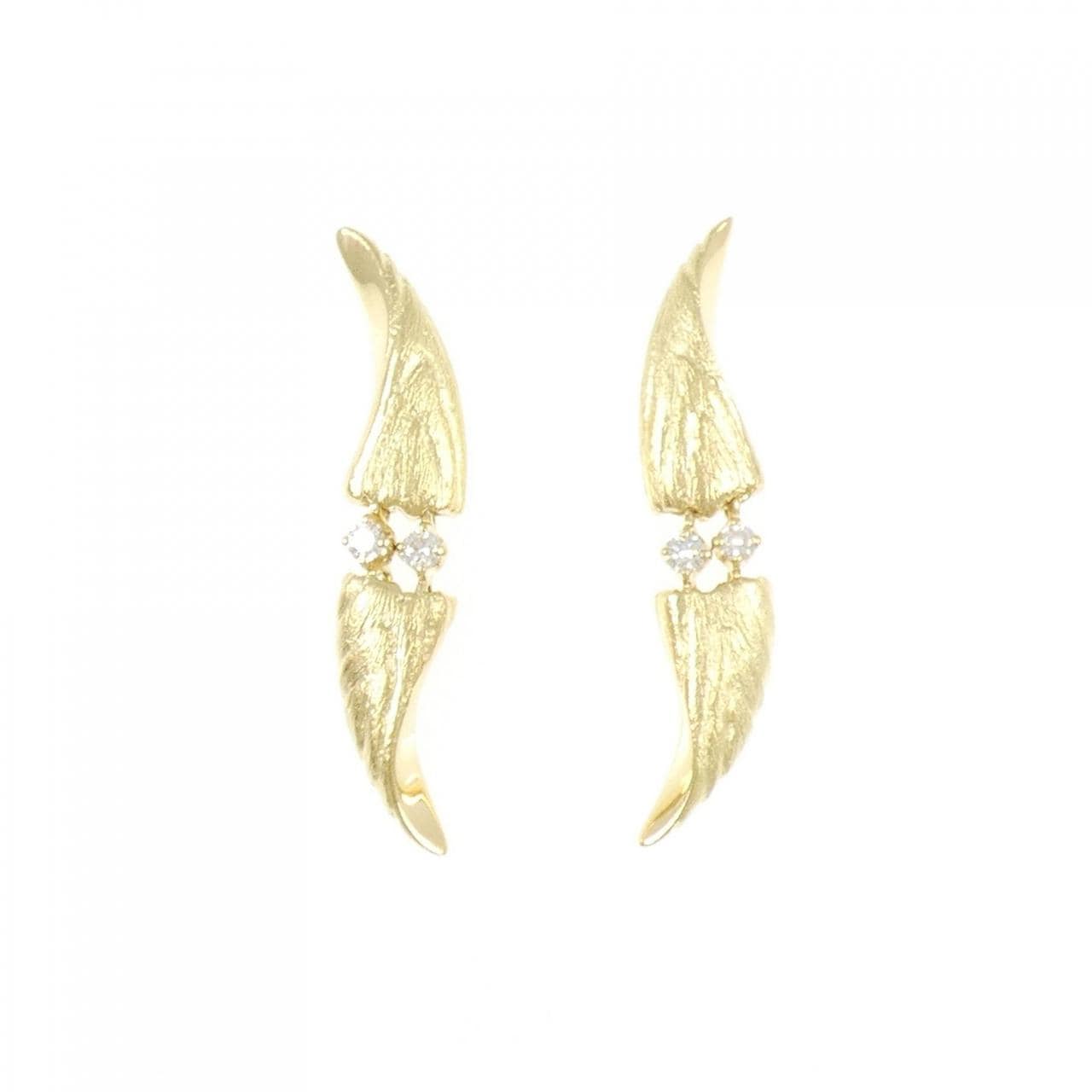 ミキモト ダイヤモンド ピアス 0.12CT