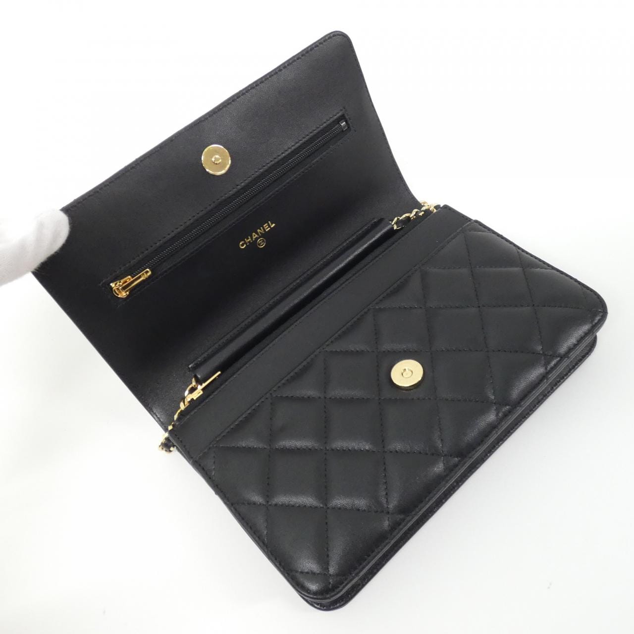CHANEL Timeless Classic Line AP0250 Chain Wallet