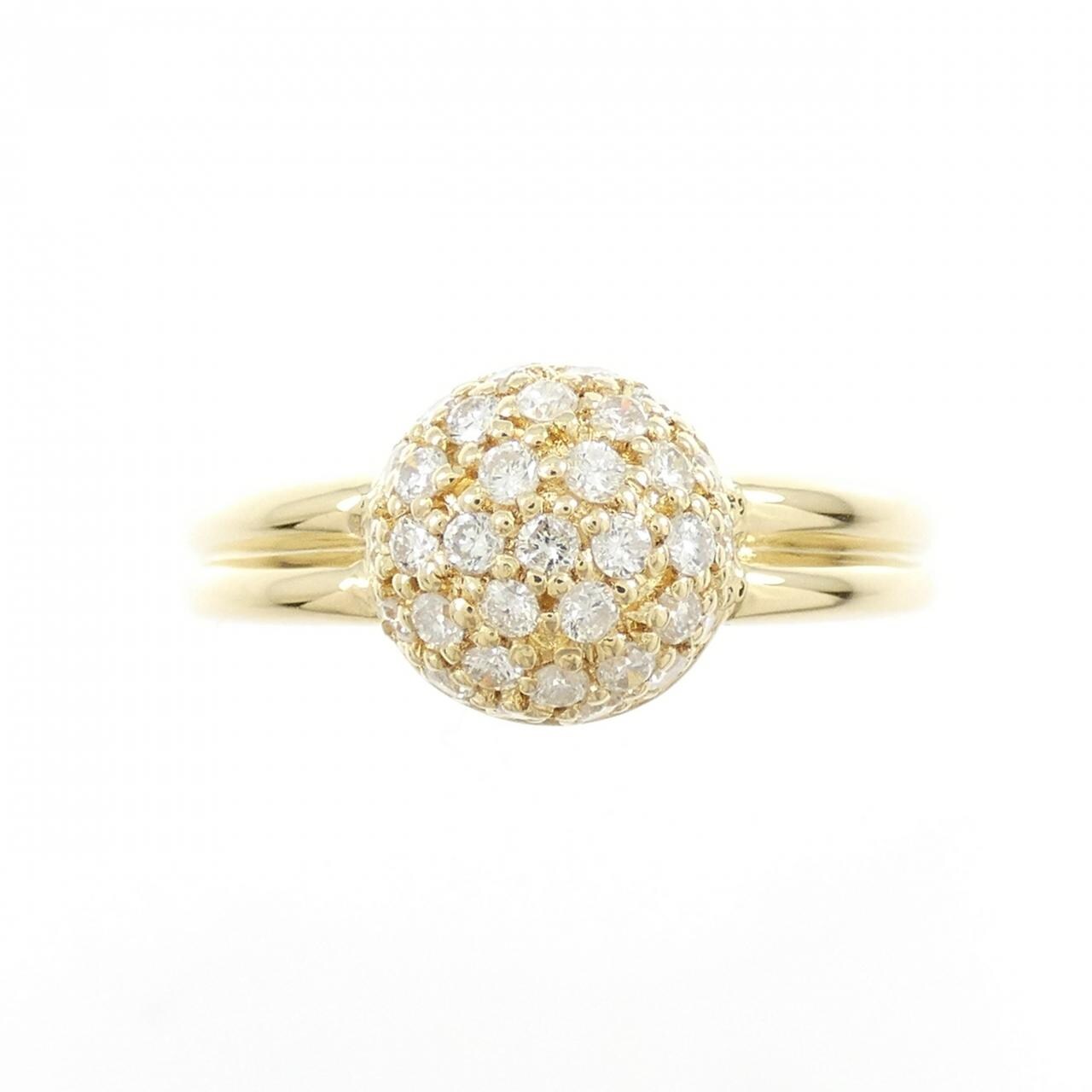 K18YG ダイヤモンド リング 0.43CT