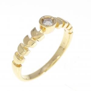 K18YG ダイヤモンド リング 0.05CT