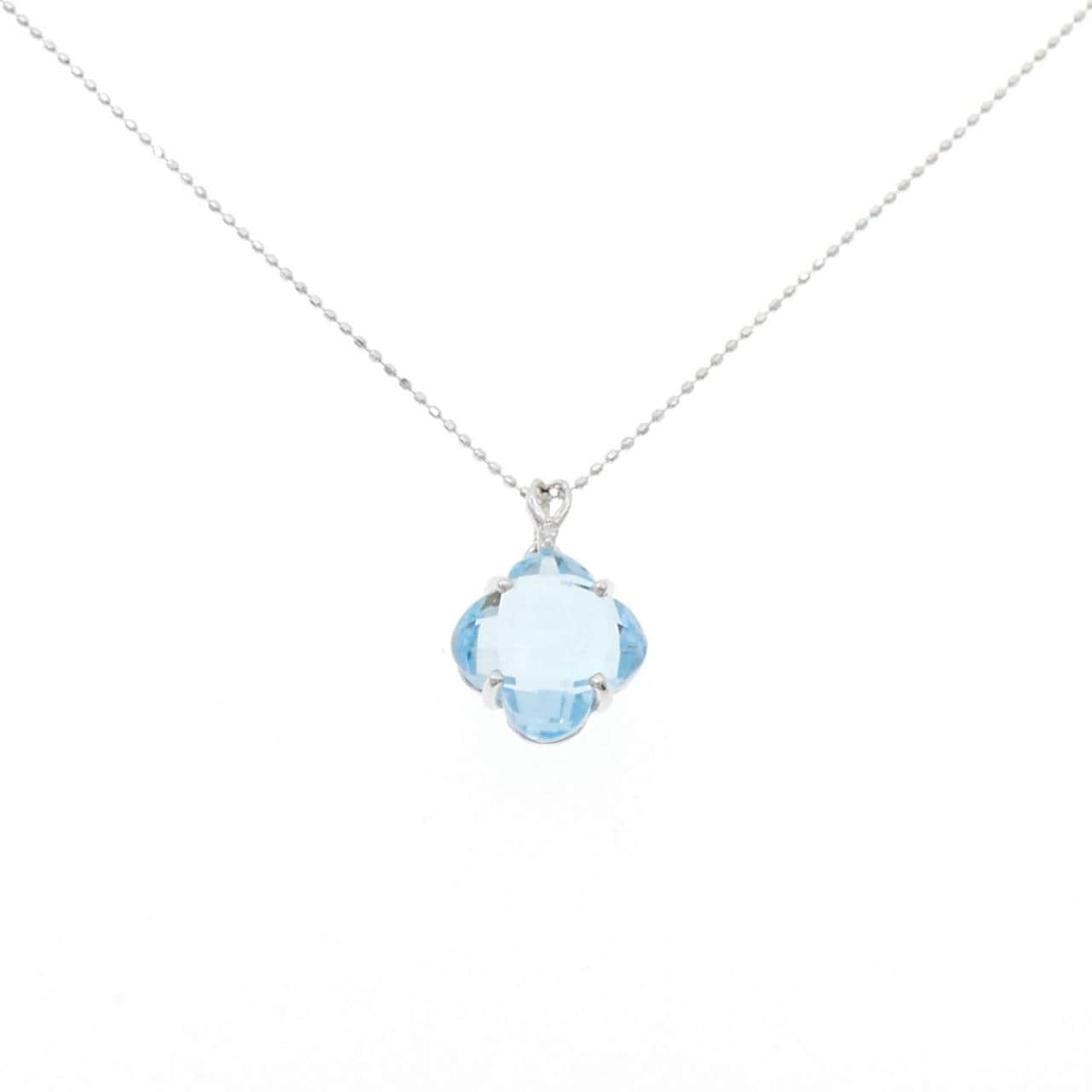 K10WG ブルートパーズ ネックレス