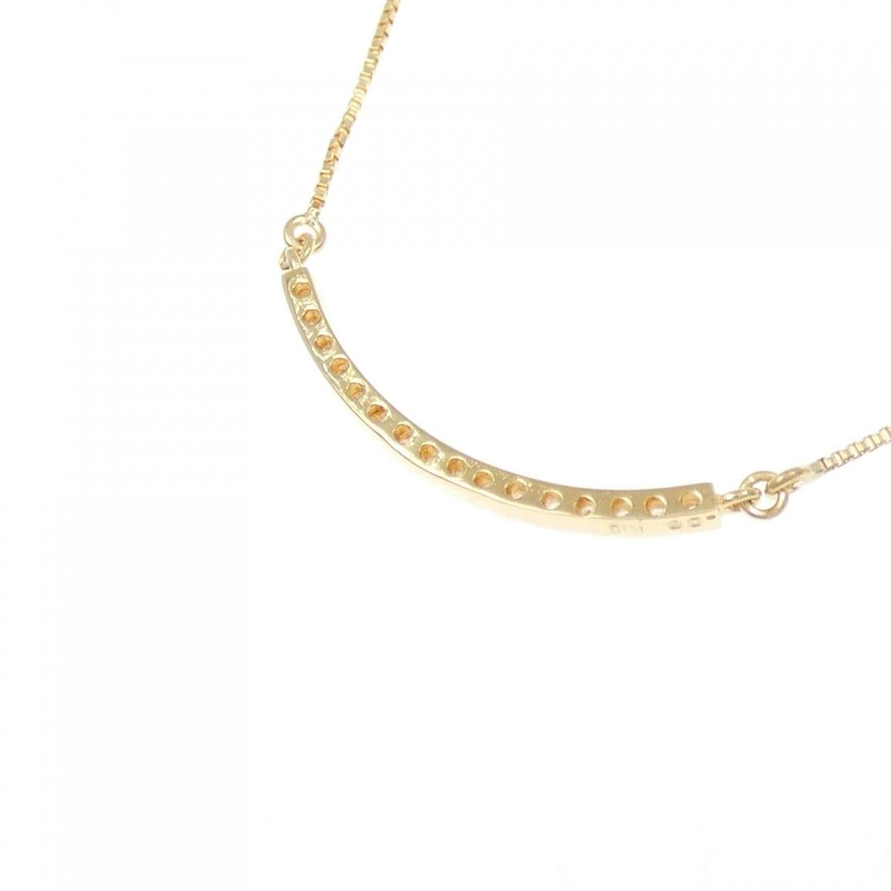 K18YG ダイヤモンド ネックレス 0.08CT