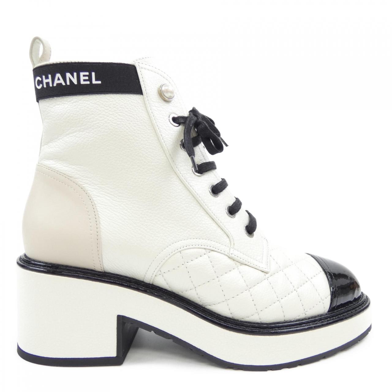 シャネル CHANEL レースアップ G38514Y55583 ブーツ