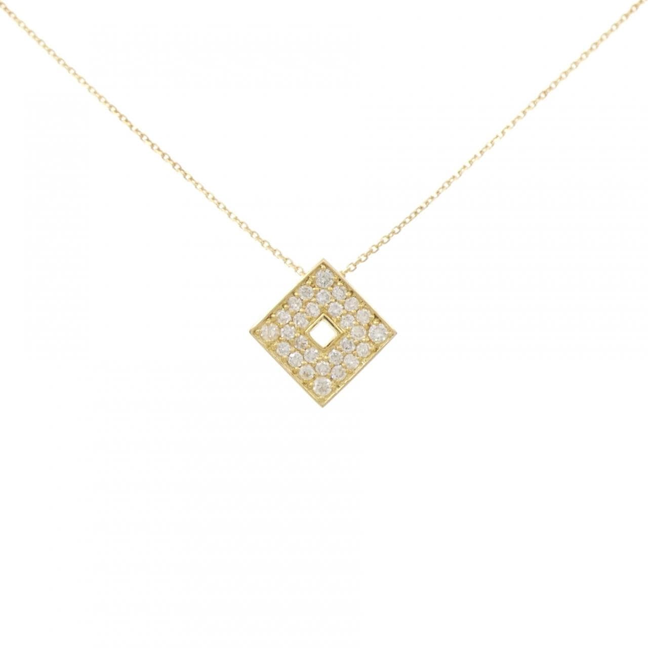 K18YG ダイヤモンド ネックレス 0.35CT