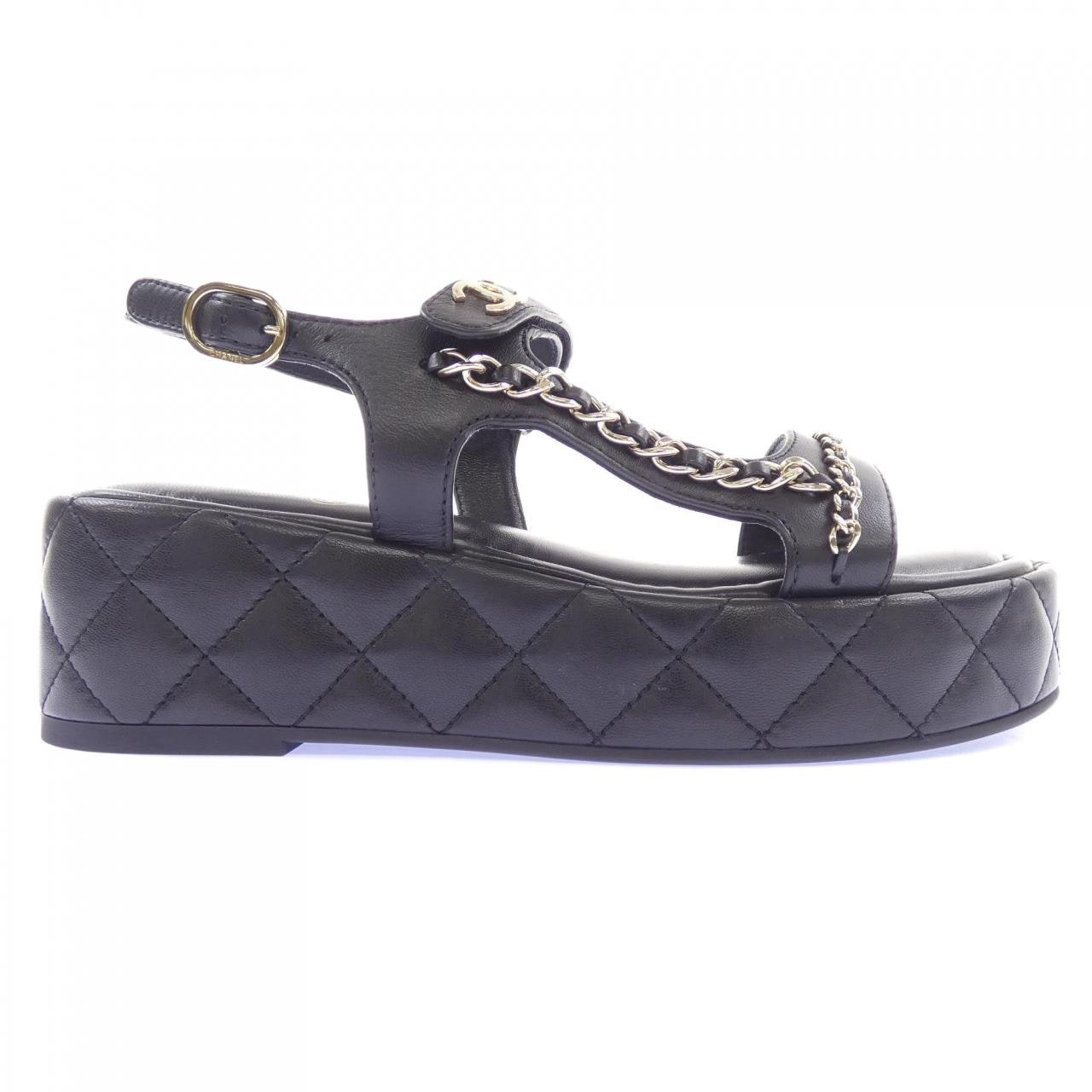 シャネル CHANEL マトラッセ G46300B19705 サンダル