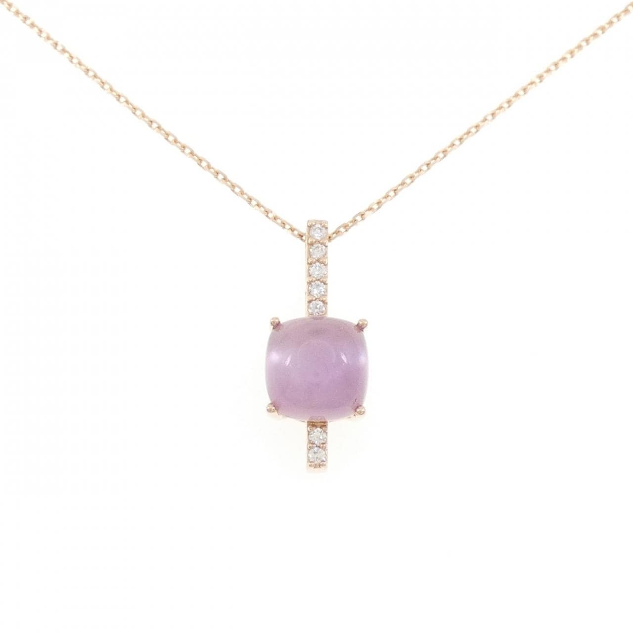 K18PG カラーストーン ネックレス