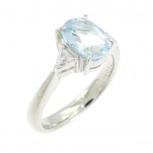 PT900 アクアマリン リング 1.14CT