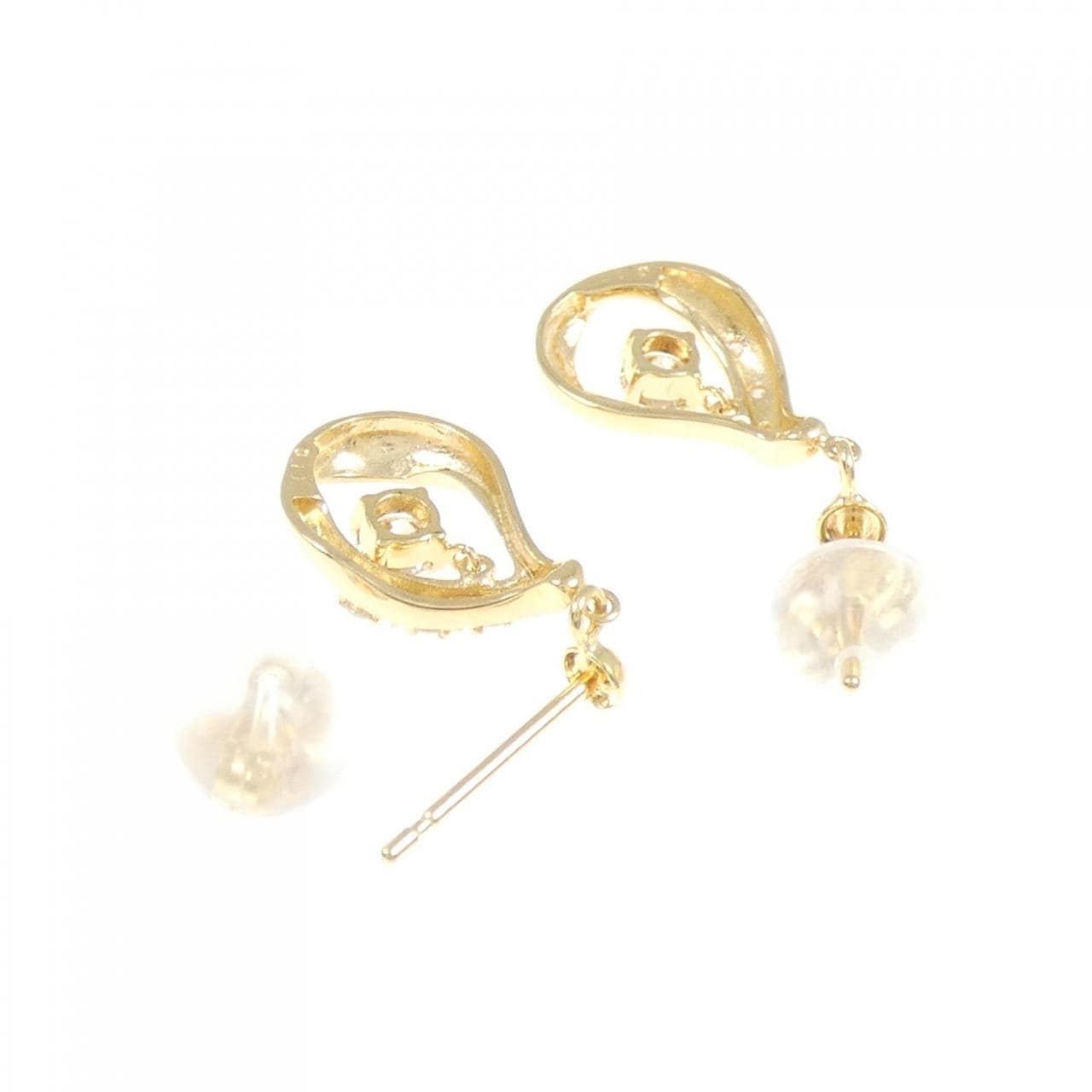 K18YG ダイヤモンド ピアス 0.20CT