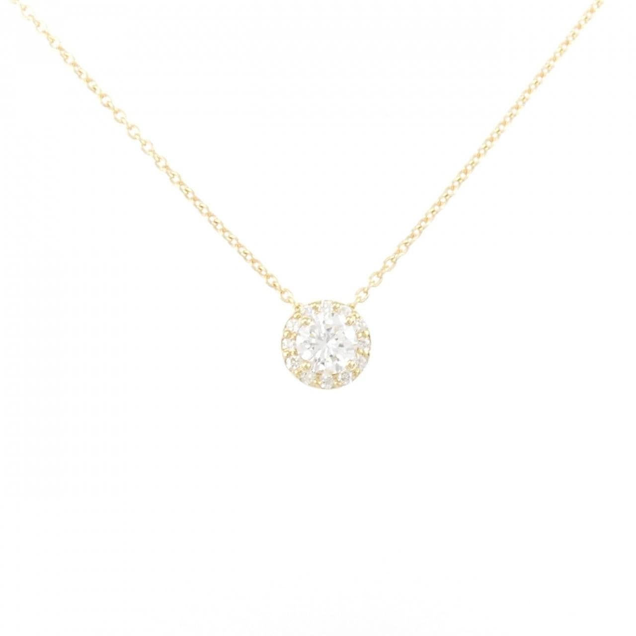 【リメイク】K18YG ダイヤモンド ネックレス 0.234CT F SI2 Good