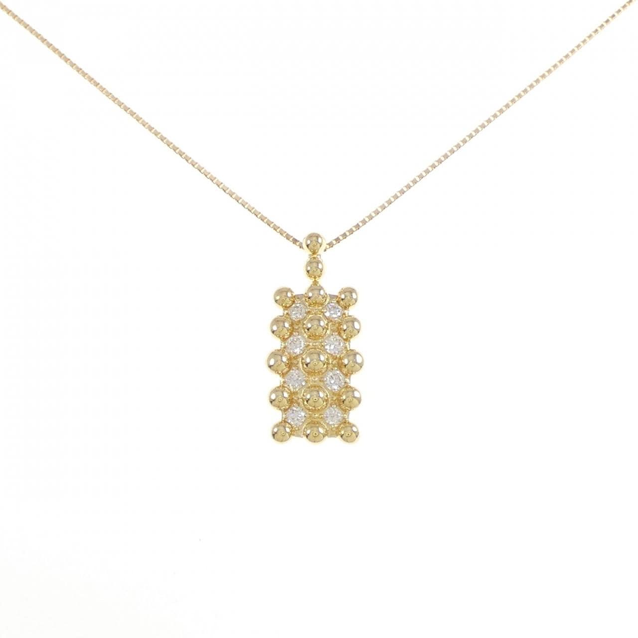 K18YG ダイヤモンド ネックレス 0.23CT