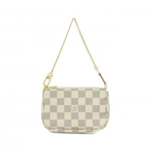 LOUIS VUITTON Damier Azur 迷你手拿包配件 N58010 配件袋
