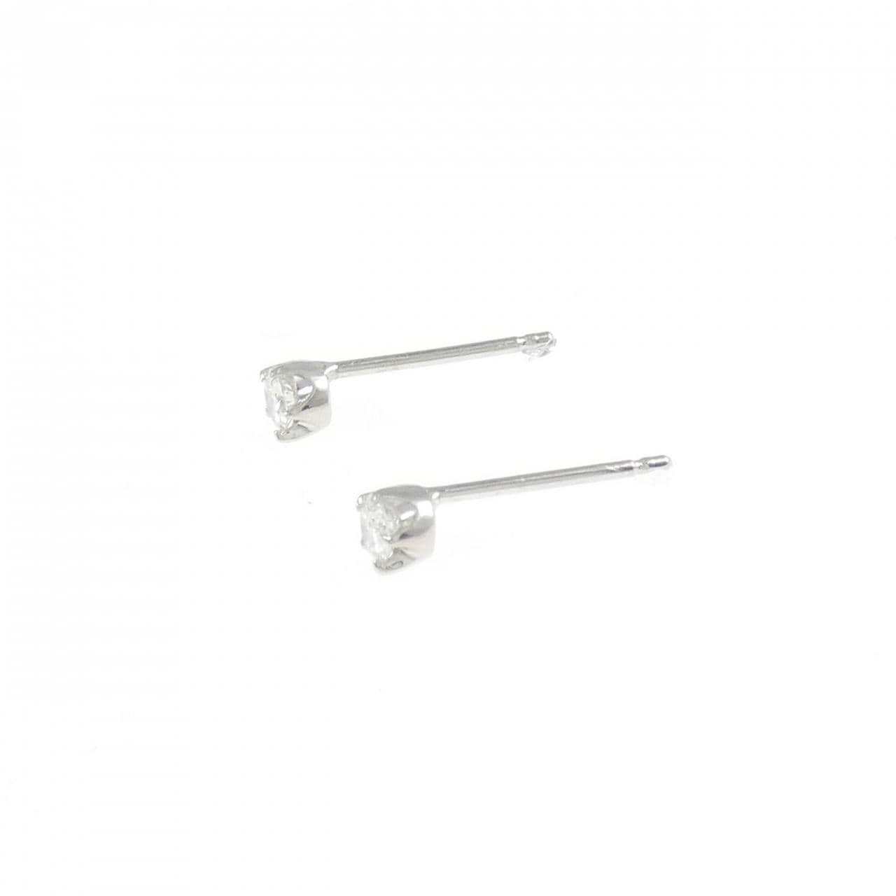 PT/PT900 ダイヤモンド ピアス 0.14CT