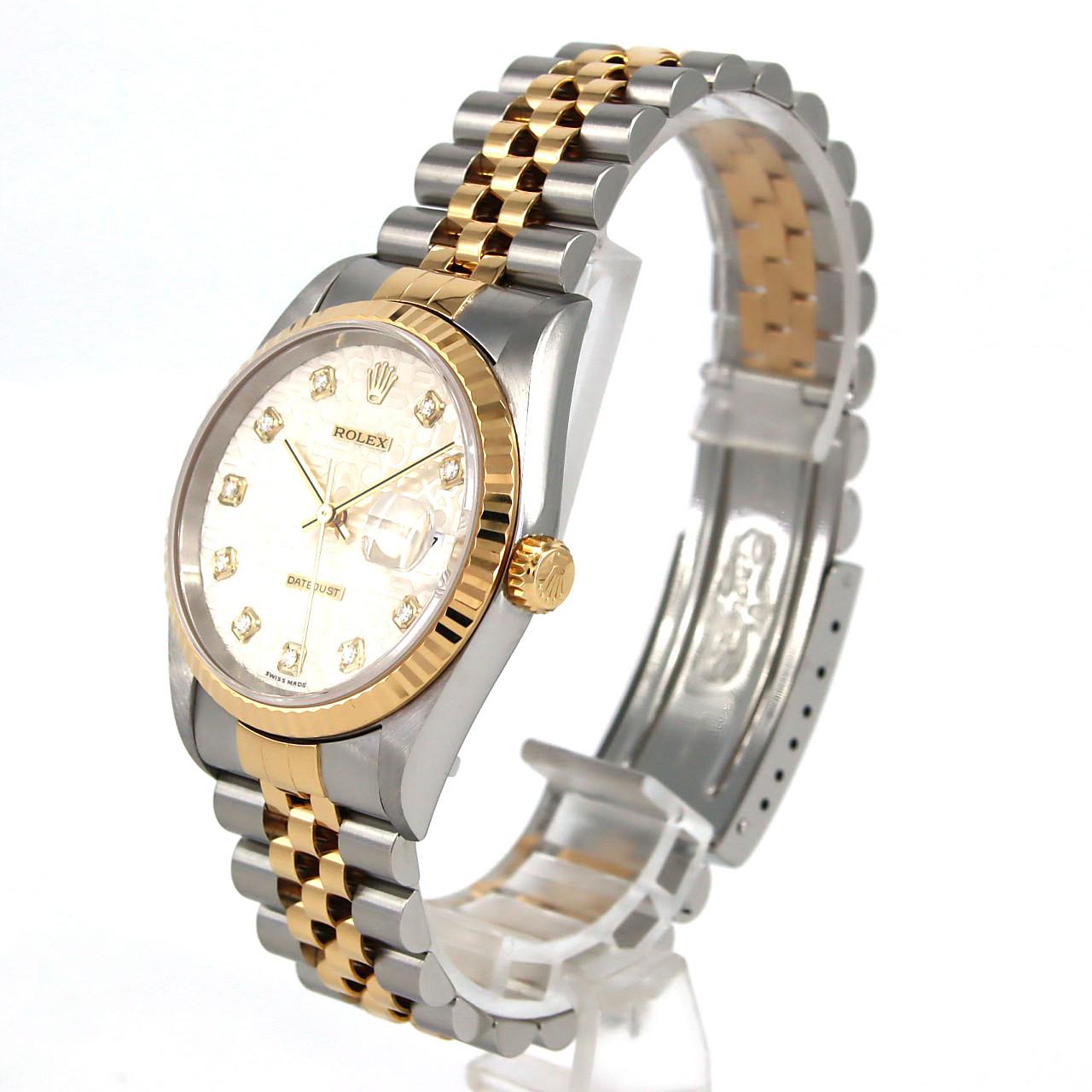 ロレックス デイトジャスト 16233G SSxYG 自動巻 K番