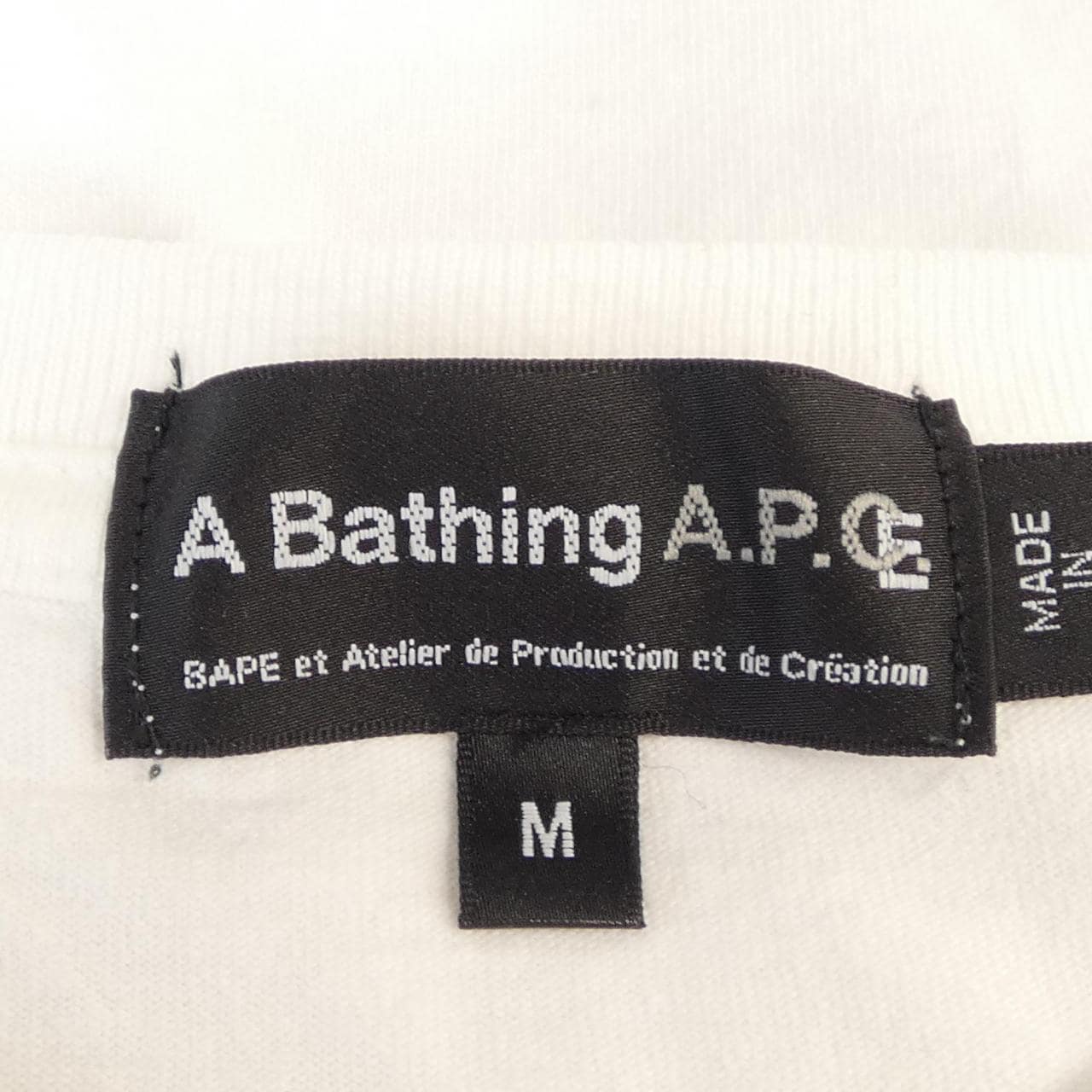 アベイシングエイプ A BATHING APE A.P.C. Tシャツ