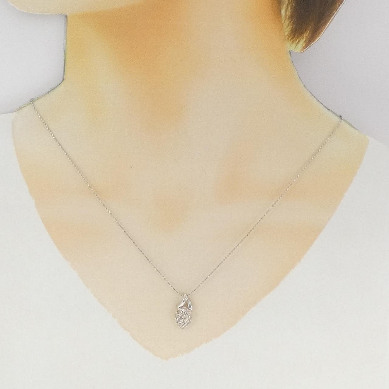 PT900/PT850 ダイヤモンド ネックレス 0.50CT