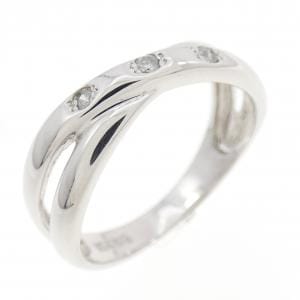 K14WG ダイヤモンド リング