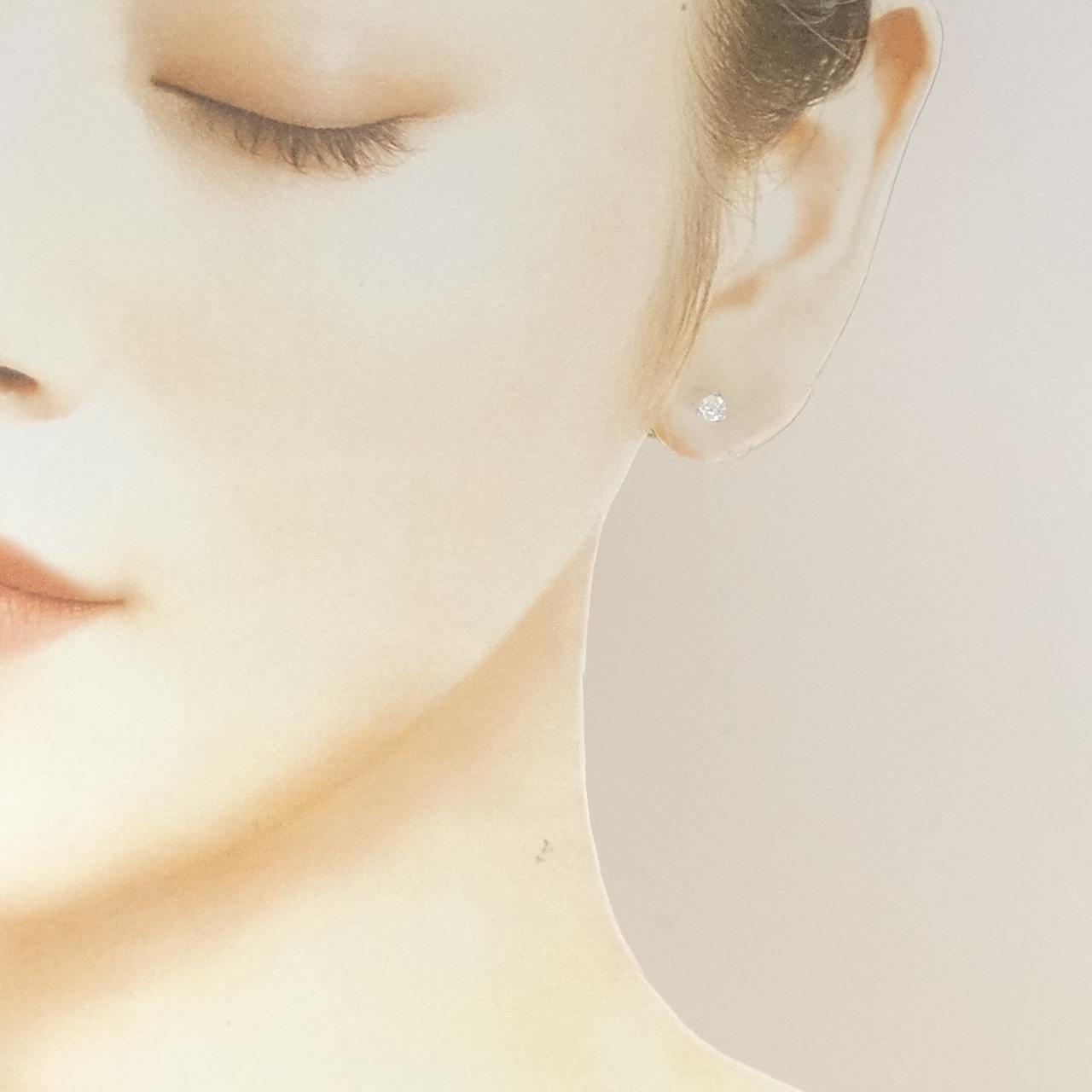 PT900 ダイヤモンド ピアス 0.30CT