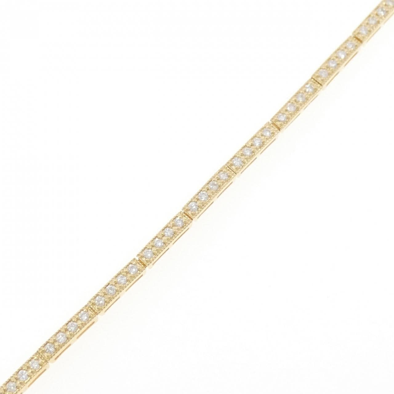 K18YG ダイヤモンド ブレスレット 1.00CT