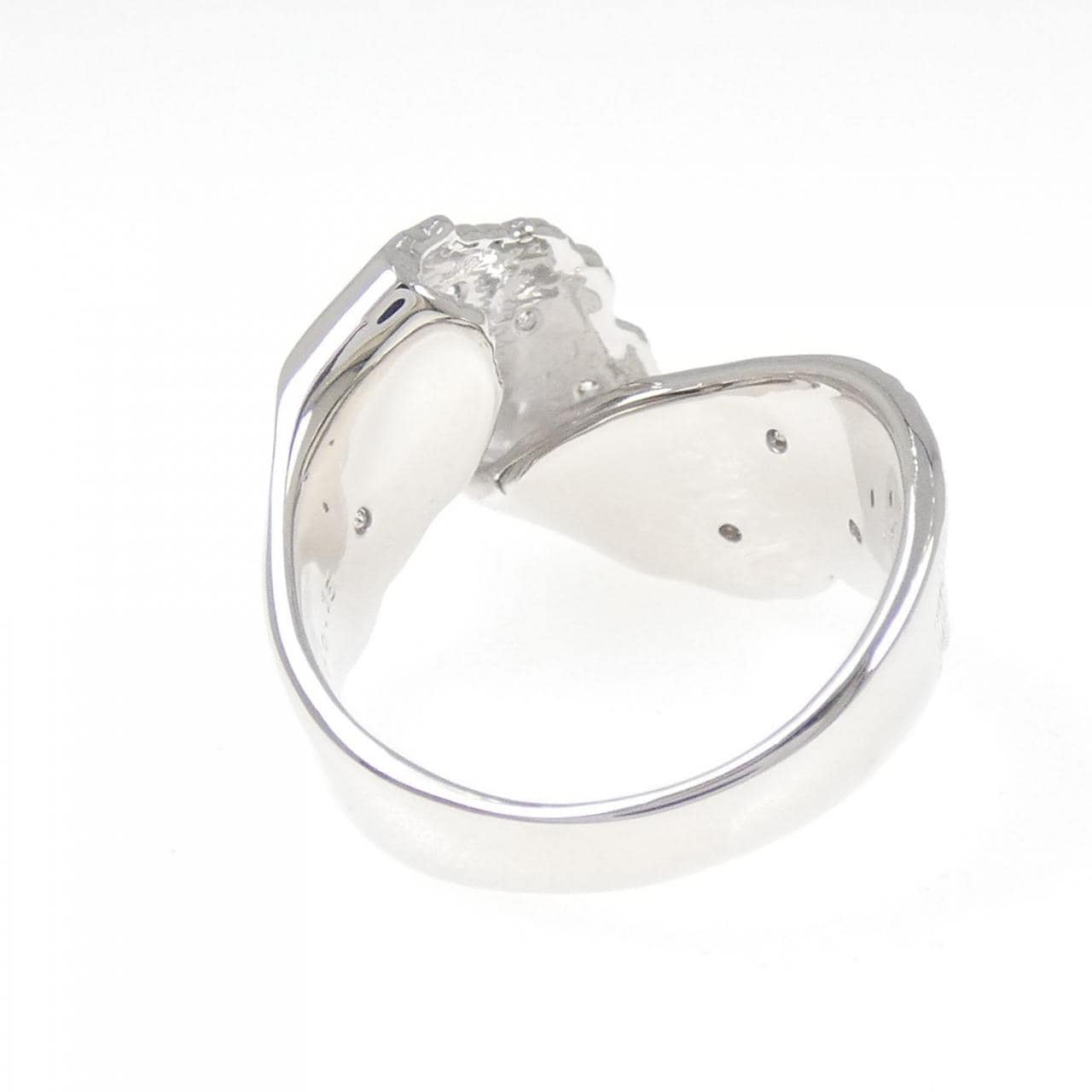 K18WG ダイヤモンド リング 0.15CT