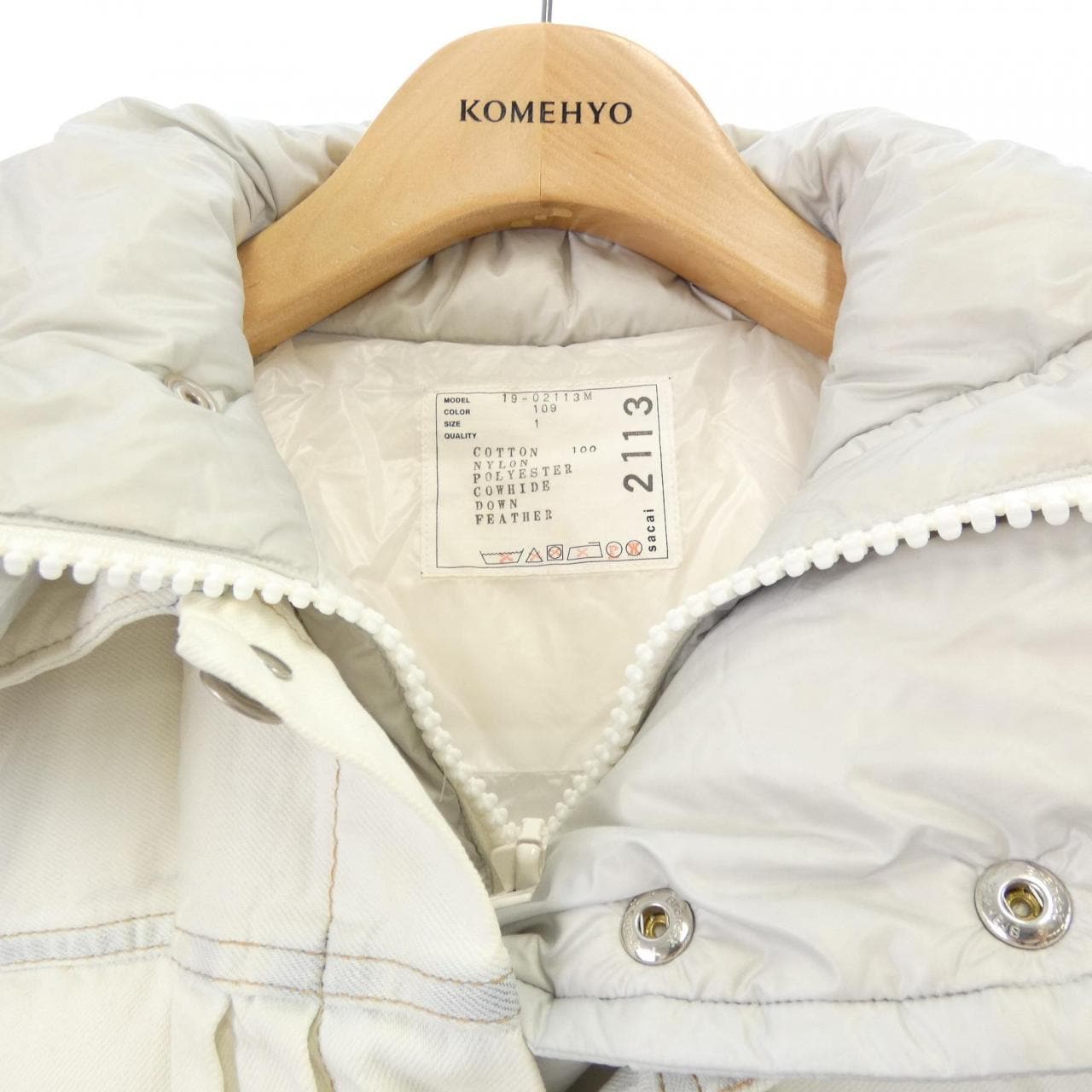 サカイ SACAI 19-02113M ダウンジャケット