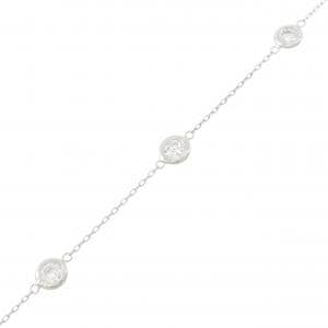 K18WG ダイヤモンド ブレスレット 1.00CT
