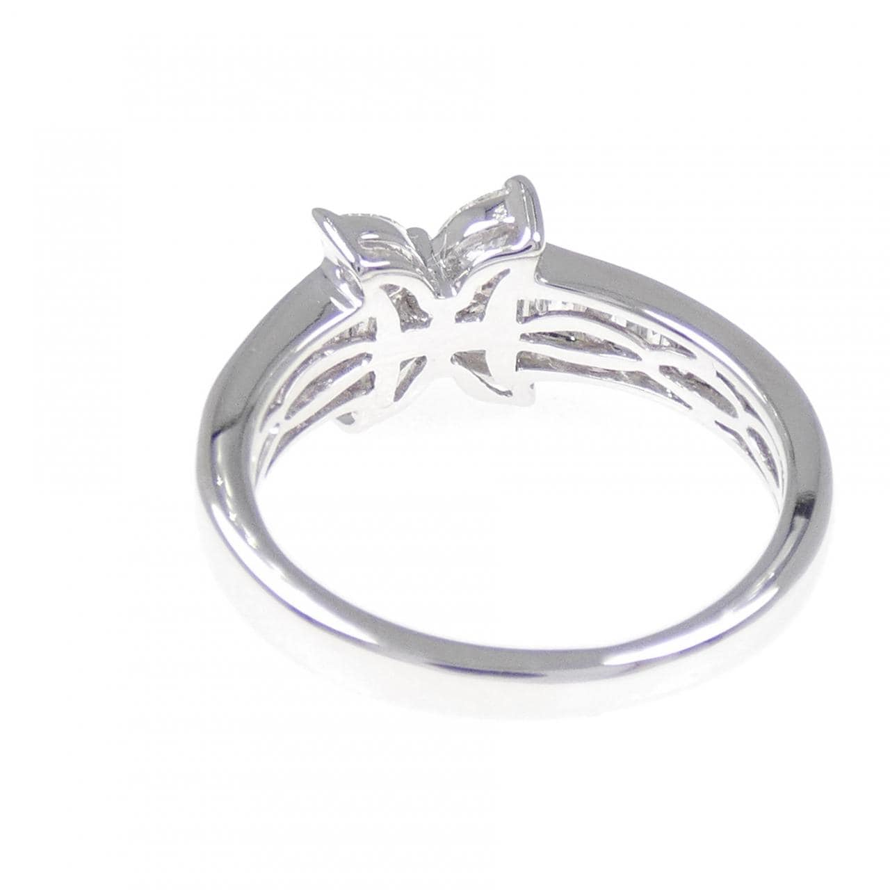 K18WG ダイヤモンド リング 0.41CT