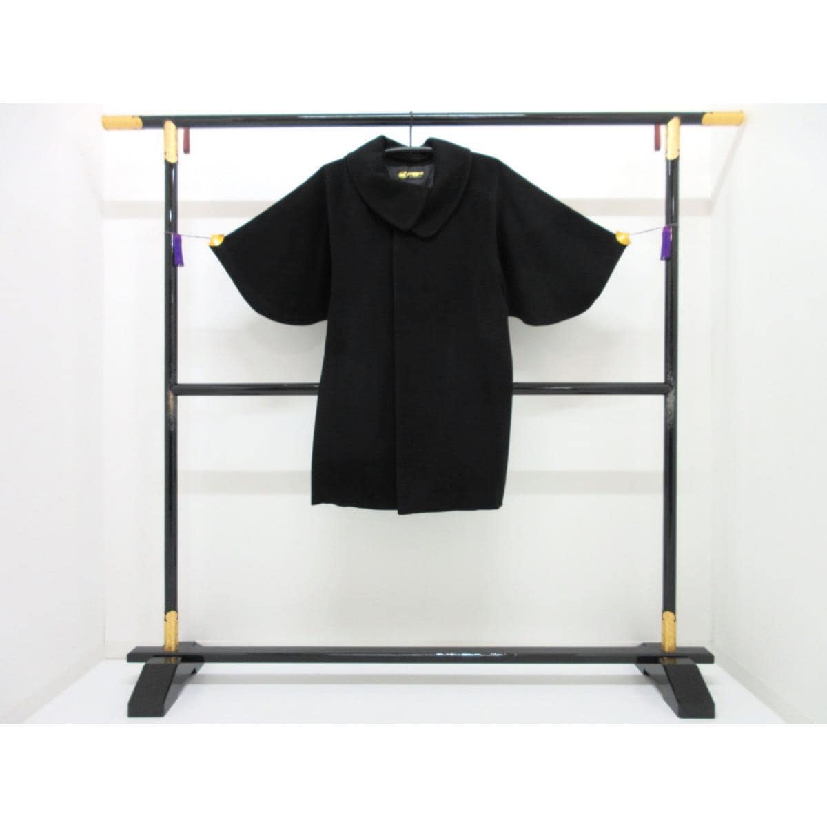 【新品】お洒落コート カシミヤ混 ロール衿