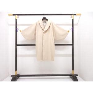 【新品】お洒落コート アンゴラ混ヘチマ衿コート