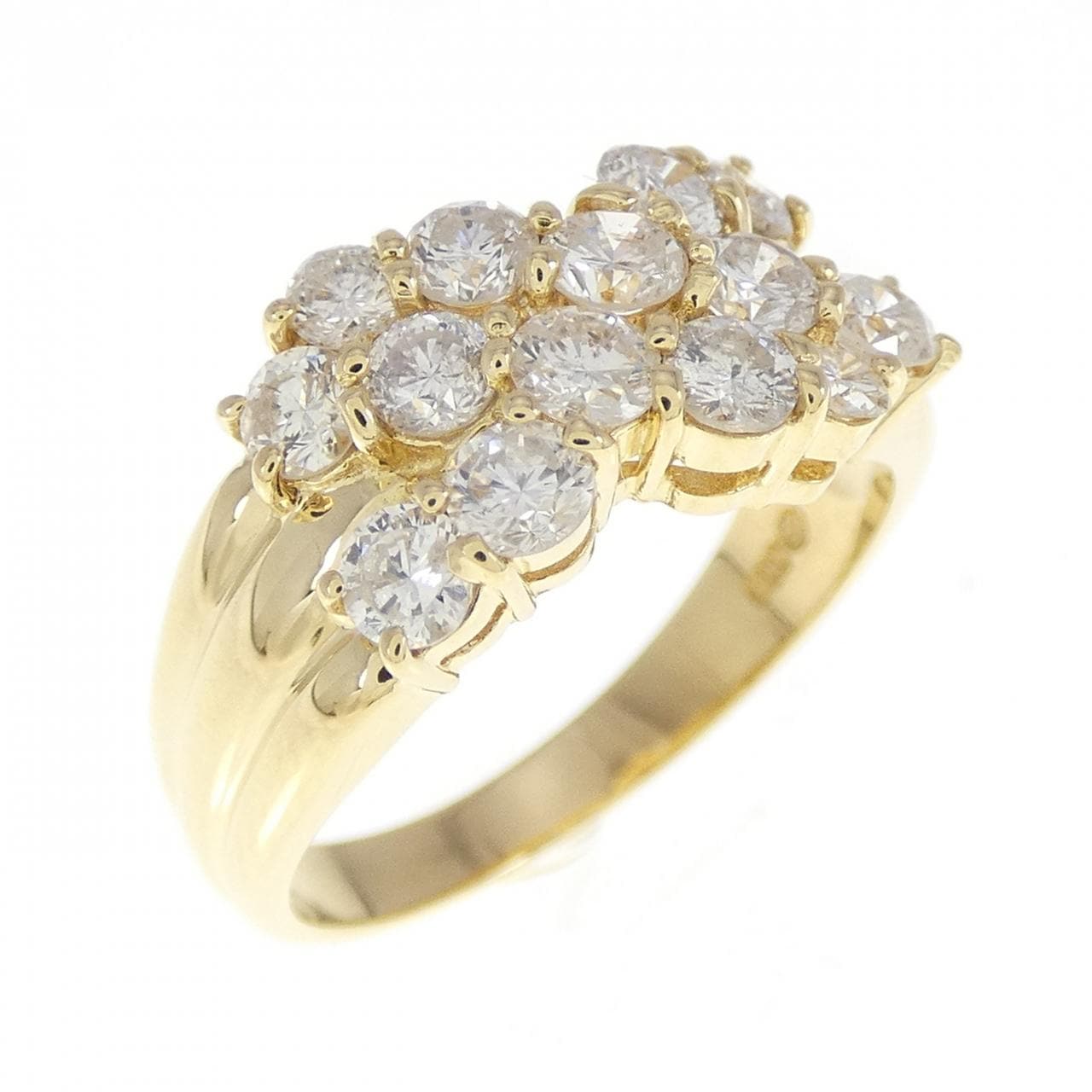 K18YG ダイヤモンド リング 1.15CT