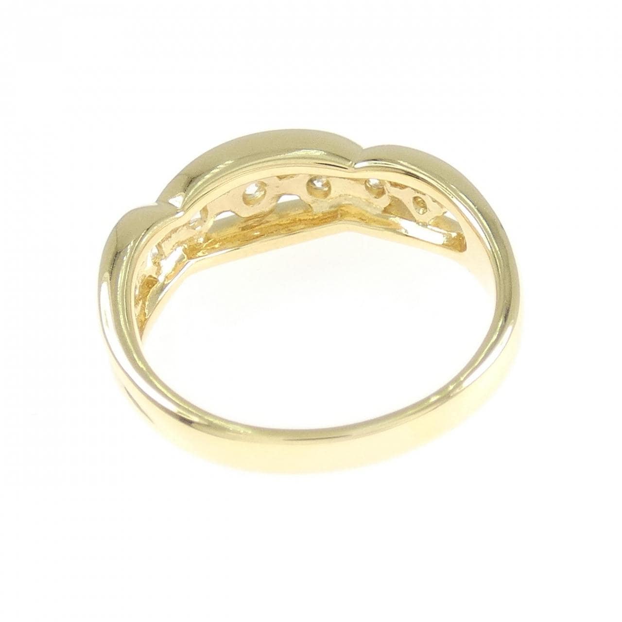 K18YG ダイヤモンド リング 0.52CT