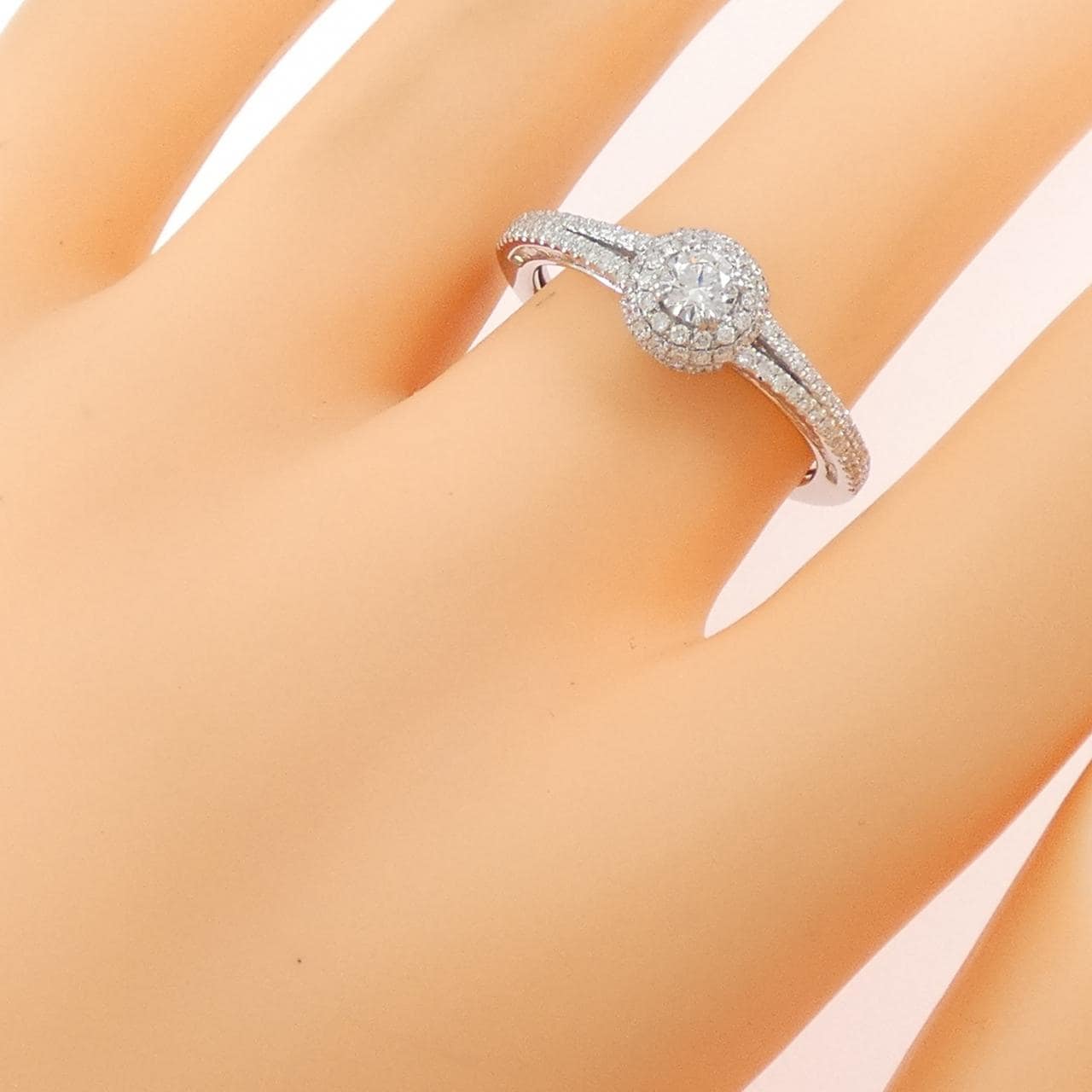 PT950 ダイヤモンド リング 0.203CT D IF EXT