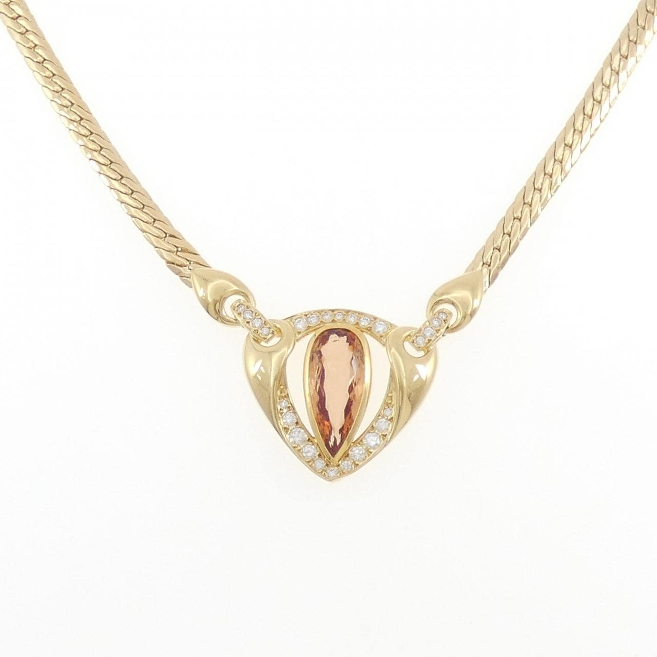 ミキモト インペリアルトパーズ ネックレス 5.06CT