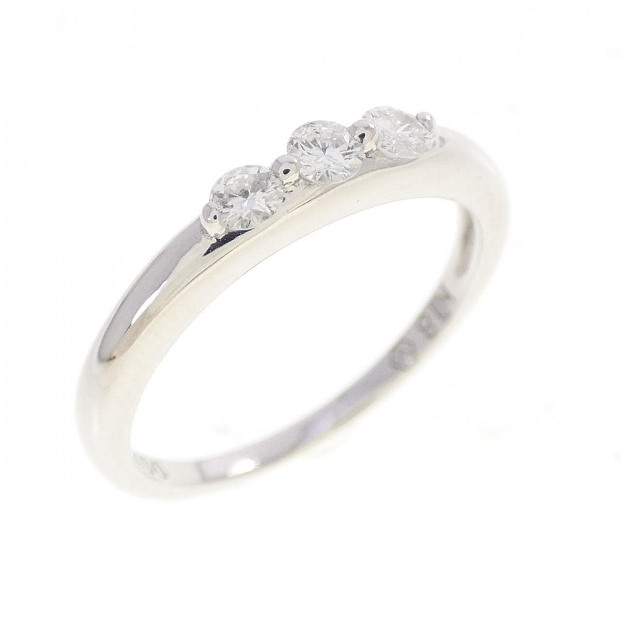 K18WG ダイヤモンド リング 0.15CT