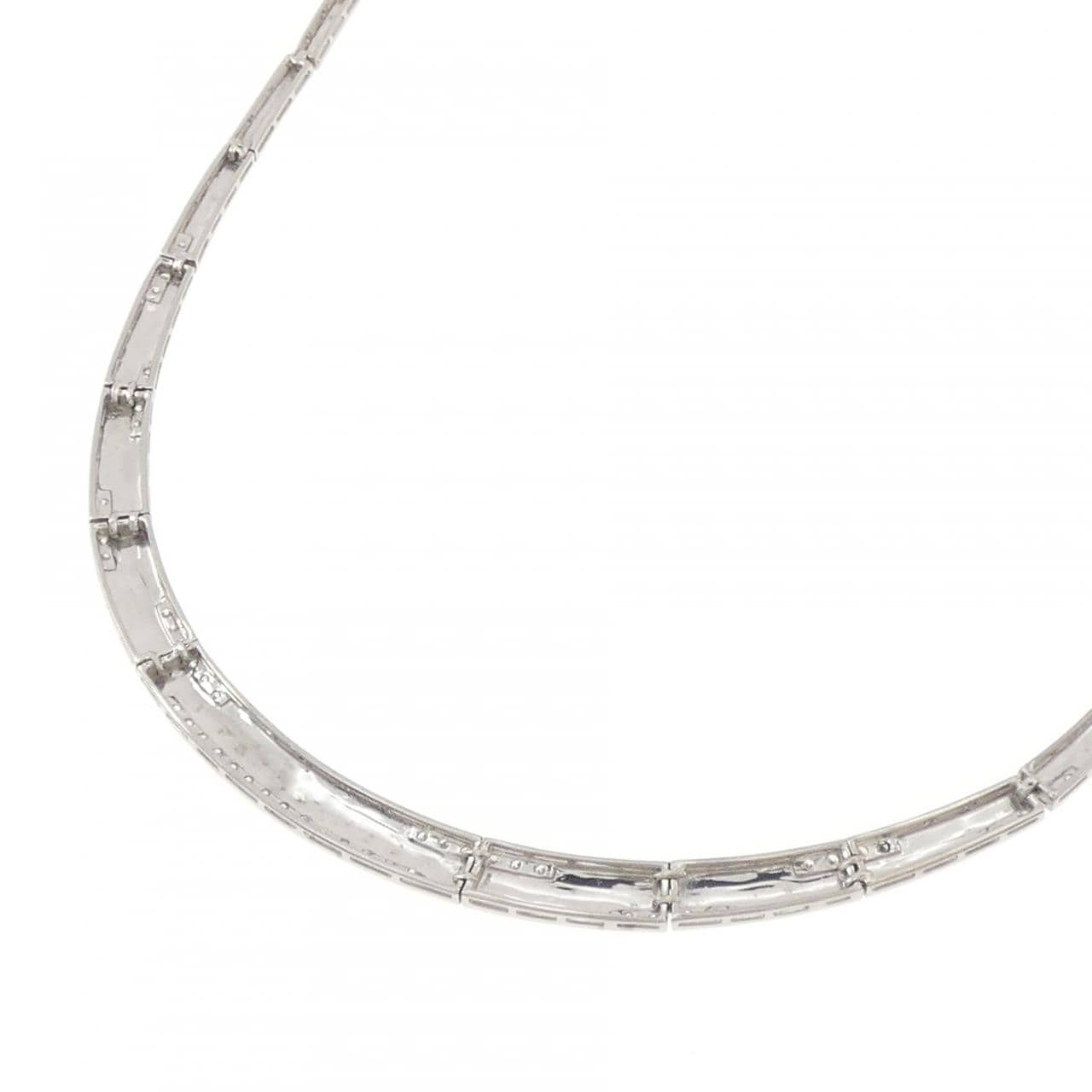 K18WG ダイヤモンド ネックレス 1.00CT