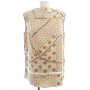 エルメス HERMES CLIC-CLAC A POIS *17-7600 ツイルレーヌ トップス