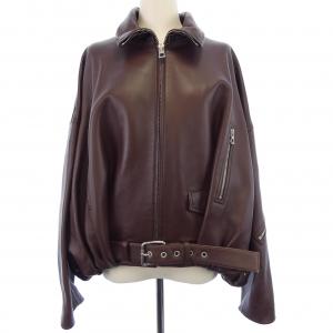 ロエベ LOEWE バルーンジャケット S540Y34L18 レザーライダースジャケット