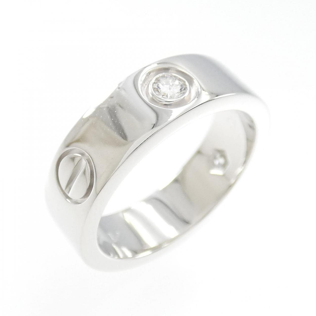 KOMEHYO CARTIER LOVE half diamond Rings Cartier Brand