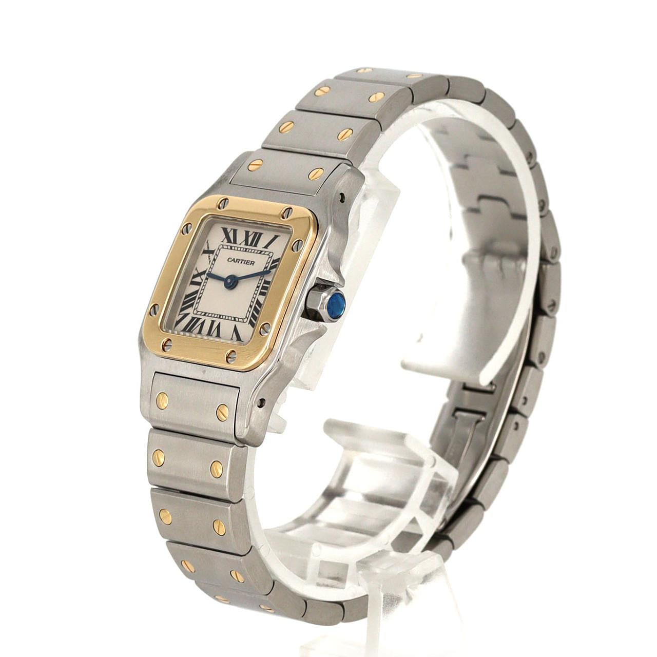 カルティエ サントスガルベSM コンビ W20012C4 SSxYG クォーツ