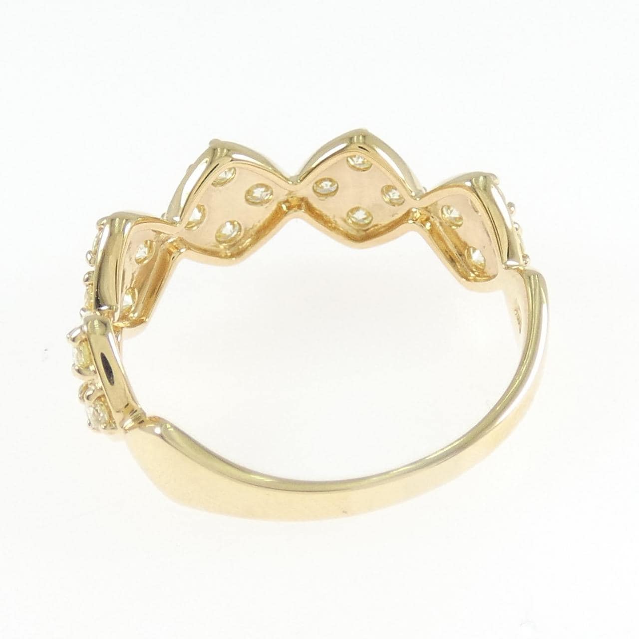 K18YG ダイヤモンド リング 0.67CT