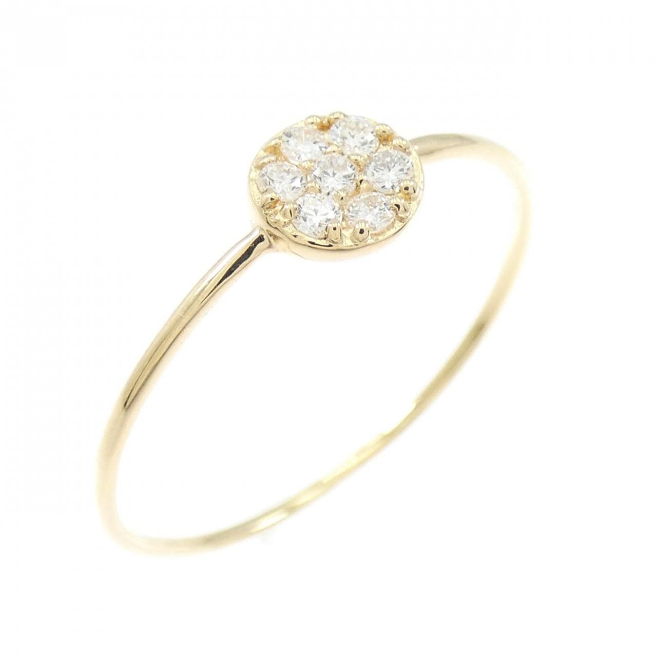 【リメイク】K18YG ダイヤモンド リング 0.10CT