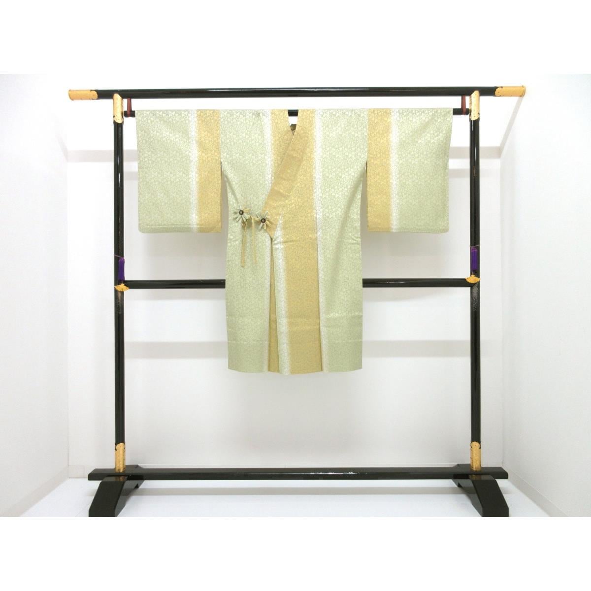 お洒落コート　単衣　紋紗織　セミロング