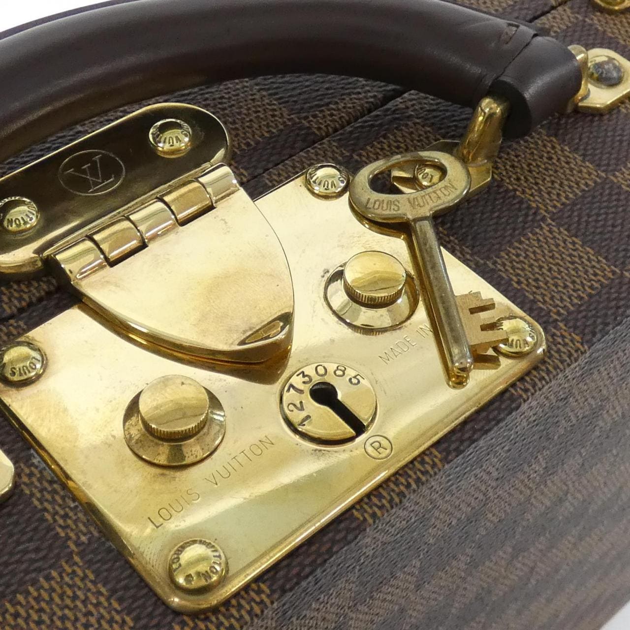 ルイヴィトン ダミエ ボワット ビジュー ジュエリーケース