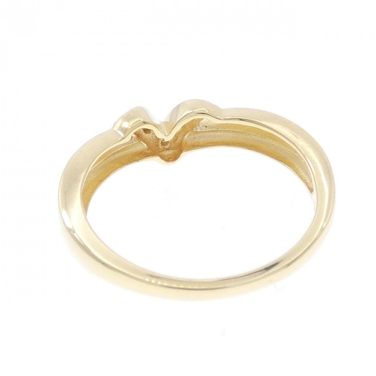 K18YG ダイヤモンド リング 0.04CT