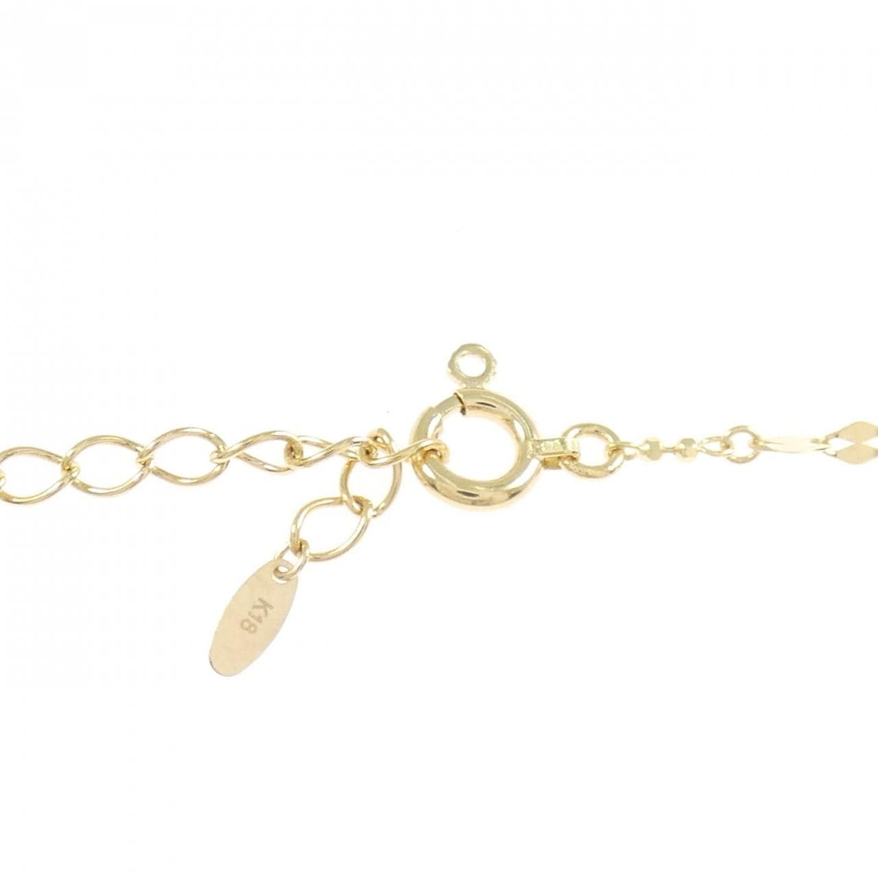 K18YG トルマリン アンクレット 3.00CT